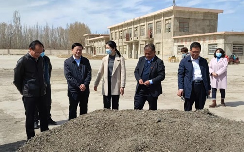 黨委書記、董事長劉興斌到金塔縣調研